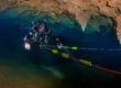 Cave Diving in Cueva Del Agua, Spain