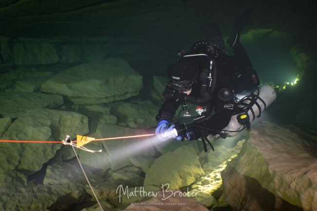 Cave Diving in Ressel, France
