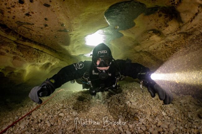 Cave Diving in Font de Truffe, France