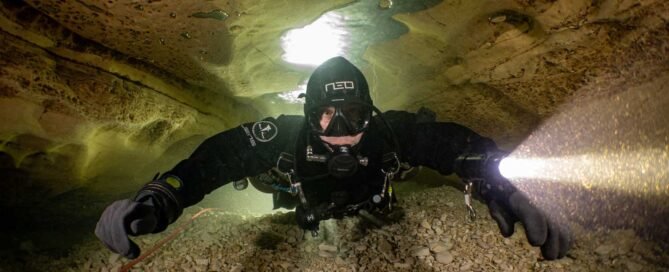 Cave Diving in Font de Truffe, France